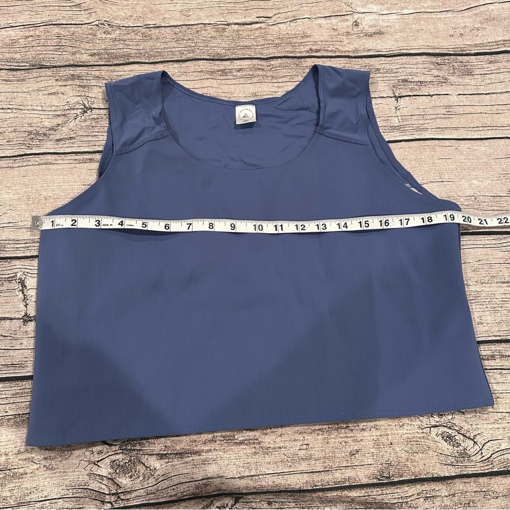 Spectrum Outfitters Blue Sleeveless Chest Binder Size 4X - Picture 3 of 6